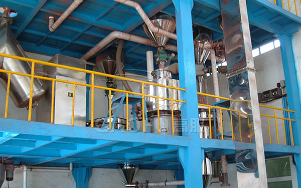 鐵粉精確分級(jí)現(xiàn)場