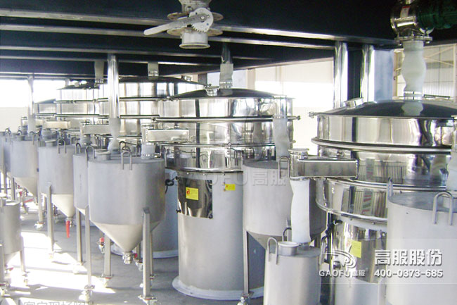 旋振篩客戶現場