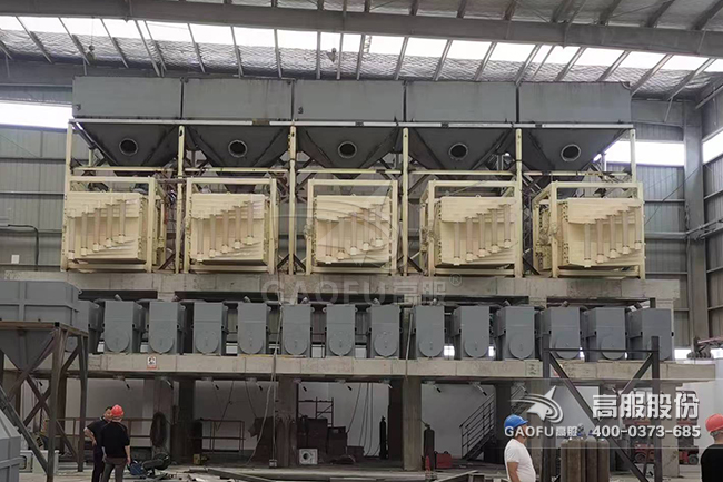 方形搖擺篩客戶現場